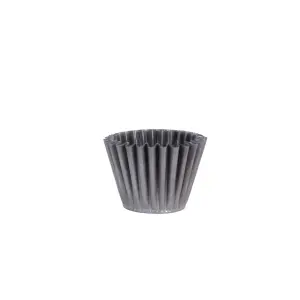 Kruka - Ronja - Grå - Ø12,5 x H8,5 cm - www.frokenfraken.se