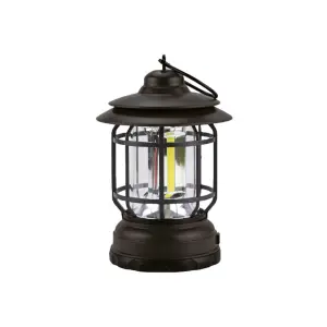 Ljuslykta - LED lampa - Svart - Ø11,5 x H18 cm - www.frokenfraken.se
