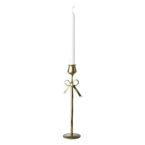 Ljusstake - Mässing - 9 x 7,5 x 30 cm - www.frokenfraken.se