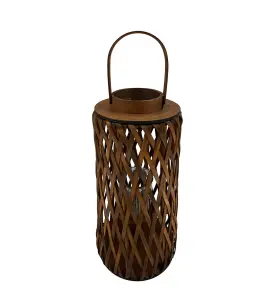 Lykta - Trä - Brun - 50 cm - www.frokenfraken.se