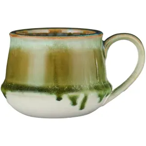 Mugg - kalmar - grön - 9 x 6,5 x 12,5 cm - www.frokenfraken.se