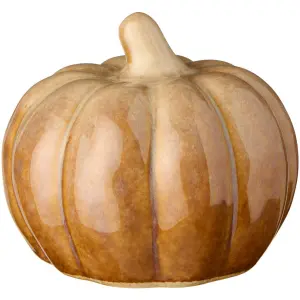 Pumpa - stående - orange - Ø8,5 x 7,5 cm - www.frokenfraken.se