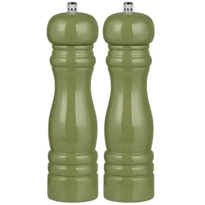 Salt & Pepparkvarn grön - 2-pack - Ø5,5 X 21,5 CM - www.frokenfraken.se