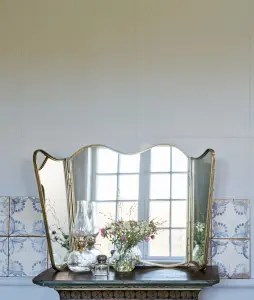 Spegel - Jonna - 3-delad - Antik Mässing - L90 x B50 cm - www.frokenfraken.se