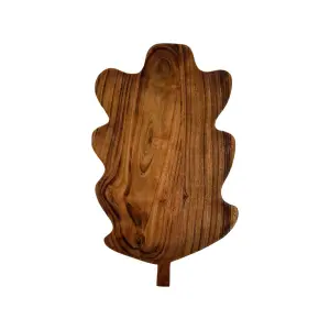 Träfat - Löv Trä - 33 x 20 cm - www.frokenfraken.se