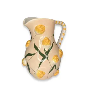 Vas - Botanica - Gul Tulpan - 20 x 14,6 cm - www.frokenfraken.se
