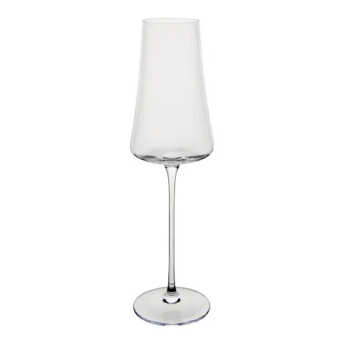 Champagneglas - Nomi - Randigt Klarglas - Ø7 x 24 cm - www.frokenfraken.se