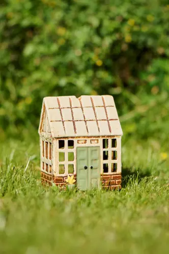 Hus för värmeljus - Orangeri Växthus - 17 cm - www.frokenfraken.se