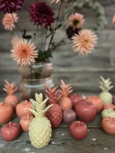 Ananas - Lila - 17,5 cm - www.frokenfraken.se
