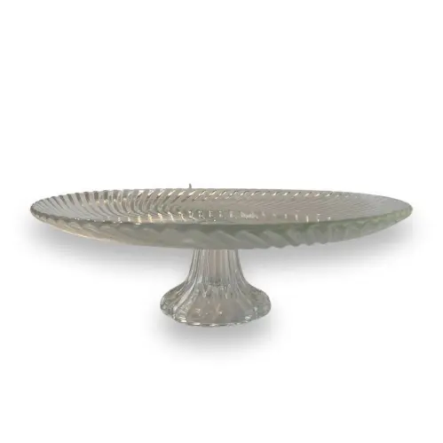 Tårtfat - Klarglas - 31 x 9,8 cm - www.frokenfraken.se