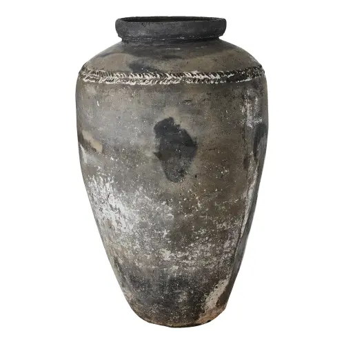 Urna/Kruka - Gråbrun - Ø40/75 x 120 cm - www.frokenfraken.se