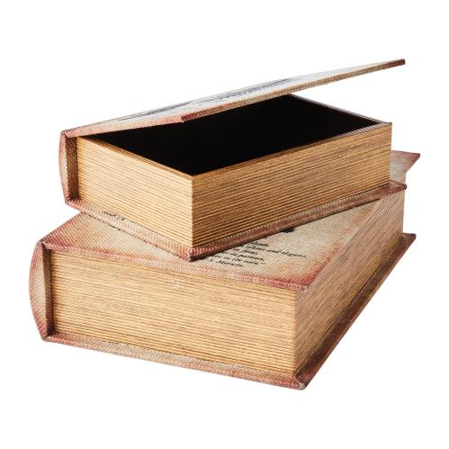 Förvaringsbok - Boklåda - 2 storlekar - 27 x 19 x 7 cm - www.frokenfraken.se