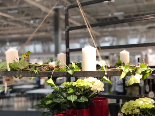 Ljuskrona för blockljus - Ø90 cm - www.frokenfraken.se