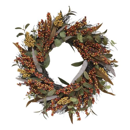 Krans - Höst - Terracotta - Ø50 cm - www.frokenfraken.se