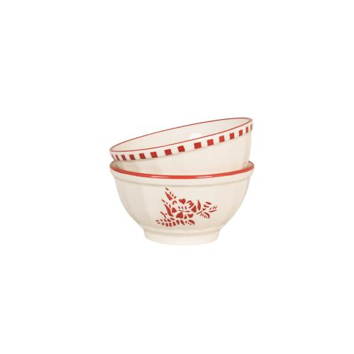 Skål Marion Blomma Liten - Röd - Ø11 x H6 cm - www.frokenfraken.se