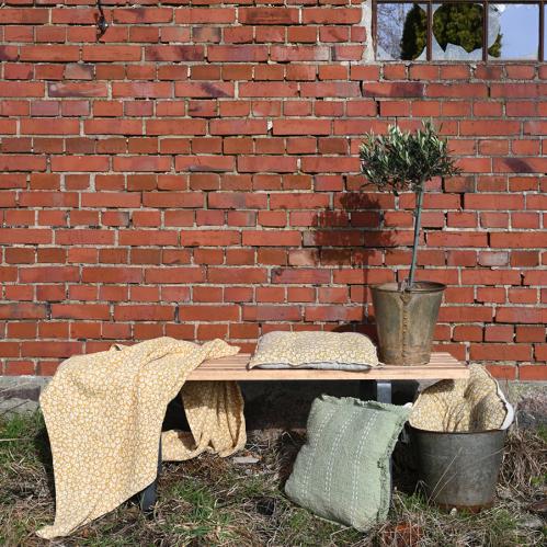 Stolsdyna Margret - Gul - 45 x 45 cm - 4-Pack - www.frokenfraken.se