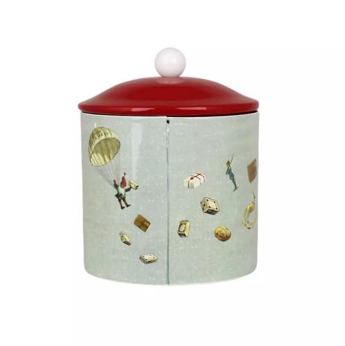 Plåtburk - Gammaldags - God Jul - Ø12,5 x 16 cm - www.frokenfraken.se