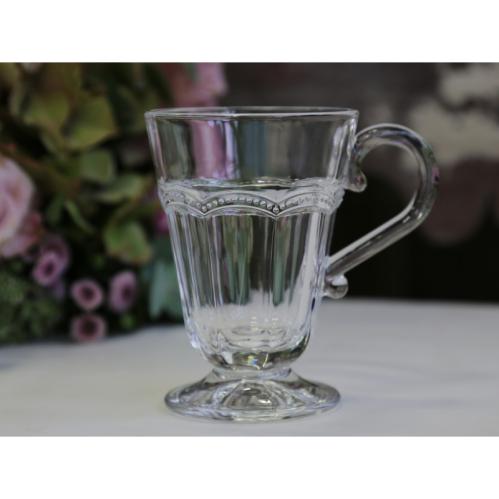 Glasmugg med pärlkant - 11,5 cm - www.frokenfraken.se
