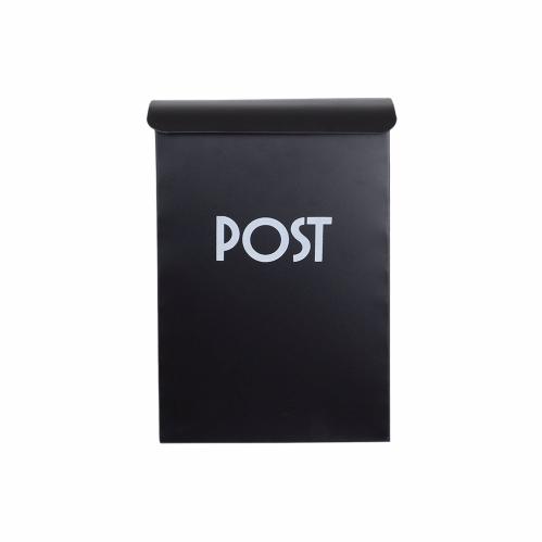 Postlåda Svart - 17 x 7,5 x 25 cm - www.frokenfraken.se