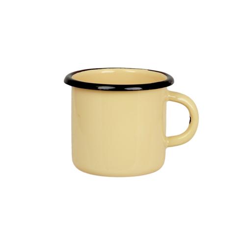 Mugg - Emalj - Gul - 11,5 x 8 cm - www.frokenfraken.se