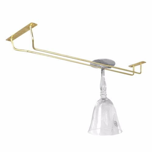 Glashängare Enkel Mässing - W 44,5 x D 14,5 cm - www.frokenfraken.se