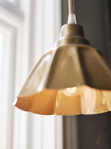 Fönsterlampa - Ester - Gul - 17 cm - www.frokenfraken.se