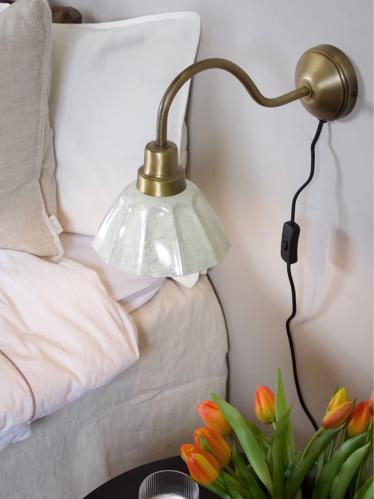 Vägglampa - Ester - Offwhite - 34 cm - www.frokenfraken.se