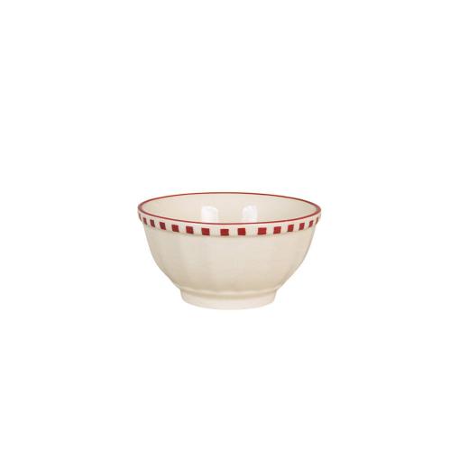 Skål Marion Ruta Liten - Röd - Ø11 x H6 cm - www.frokenfraken.se