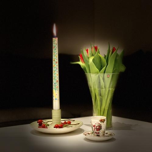 Datumljus - Kalenderljus - 38 cm - www.frokenfraken.se