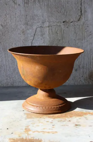 Kruka - Pokal - Rost - Ø23 x 18 cm - www.frokenfraken.se