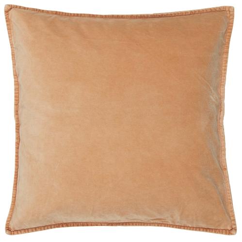 Kuddfodral - sammet - coral sands - 52 x 52 cm - www.frokenfraken.se