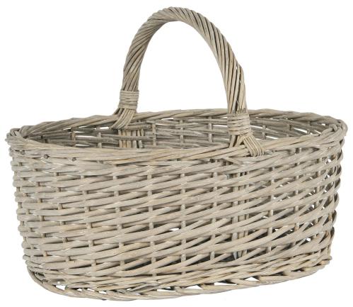 Korg oval med handtag - 40 X 29 X 29 CM - www.frokenfraken.se