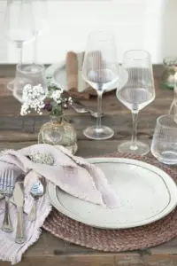 Servett i tyg - Rosa - www.frokenfraken.se