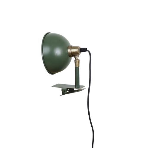 Lampa Pelle Klämma Grön - Ø 13 x H 23 cm - www.frokenfraken.se