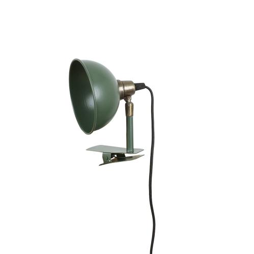 Lampa Pelle Klämma Grön - Ø 13 x H 23 cm - www.frokenfraken.se