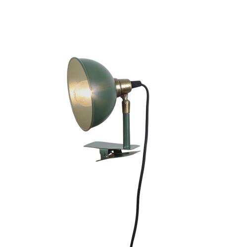 Lampa Pelle Klämma Grön - Ø 13 x H 23 cm - www.frokenfraken.se