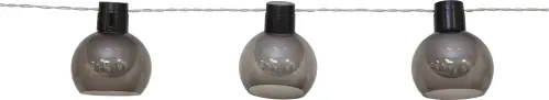 Ljusslinga Solcell - Smokey - 10 st lampor- 2,7 m - www.frokenfraken.se