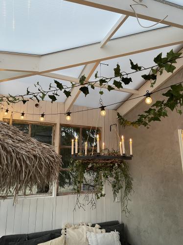 Ljuskrona i vajer - 75 cm - www.frokenfraken.se