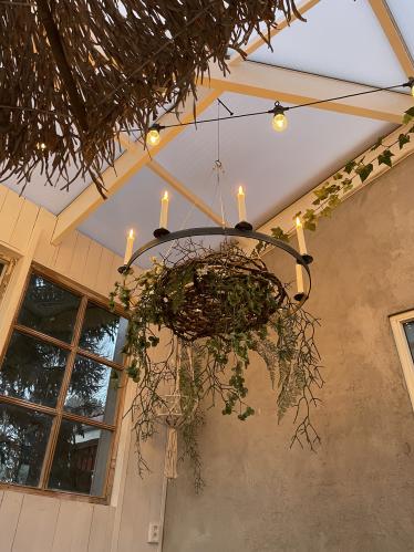 Ljuskrona i vajer - 75 cm - www.frokenfraken.se