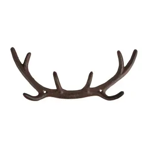 Kroklist - Järn - renhorn - svart/brun - 5 x 29 x 12 cm - www.frokenfraken.se