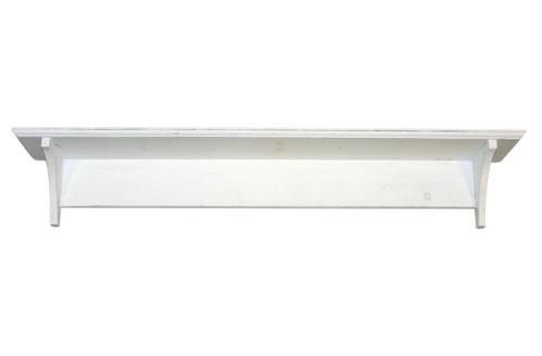 Vägghylla - Vit trä - 95 cm - www.frokenfraken.se