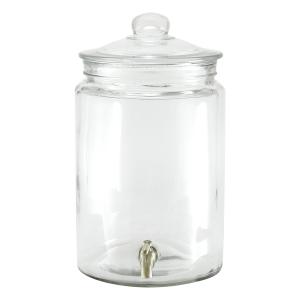 Glasburk med kran - Mässing - 6 L - www.frokenfraken.se