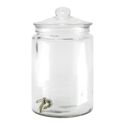 Glasburk med kran - Mässing - 6 L - www.frokenfraken.se