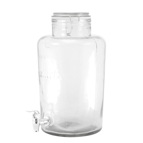 Glasburk med kran - Patentlock - 8 L - www.frokenfraken.se