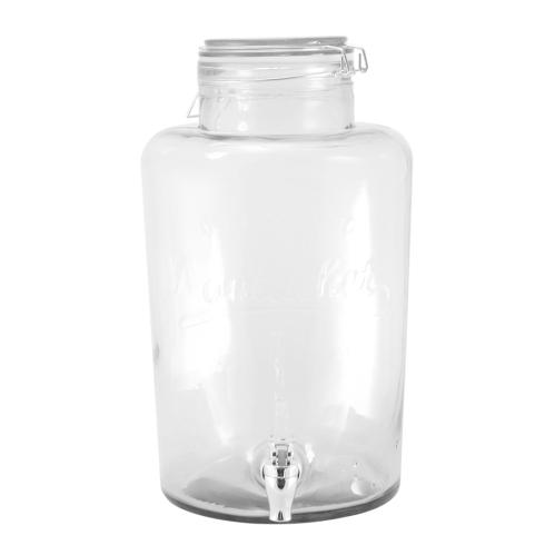 Glasburk med kran - Patentlock - 8 L - www.frokenfraken.se