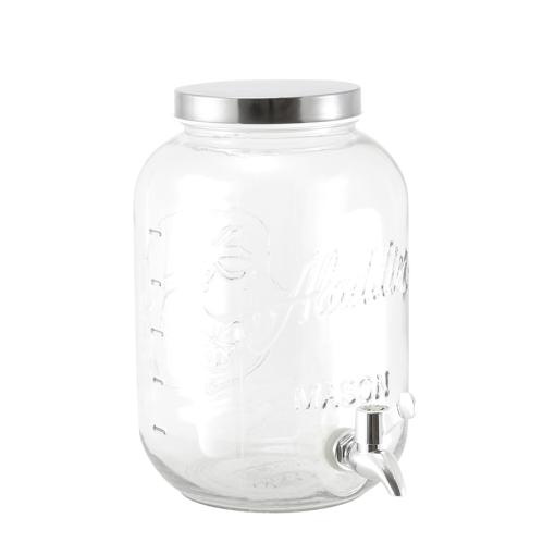 Burk med tappkran - Plåtlock - 4 L - www.frokenfraken.se