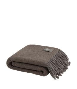 Filt - Pläd - LIVIGNO Brown - Ylle - 180 x 130 cm - www.frokenfraken.se
