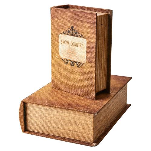 Förvaringsbok - Boklåda - 2 storlekar - Natur - 27 x 19 x 8 cm - www.frokenfraken.se