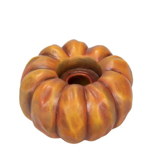 Ljuslykta Pumpa Orange - 11 x 7 cm - www.frokenfraken.se