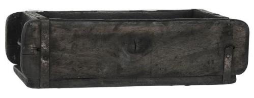 Trälåda - Gammal Murstensform - Svart - 31 x 15 cm - www.frokenfraken.se